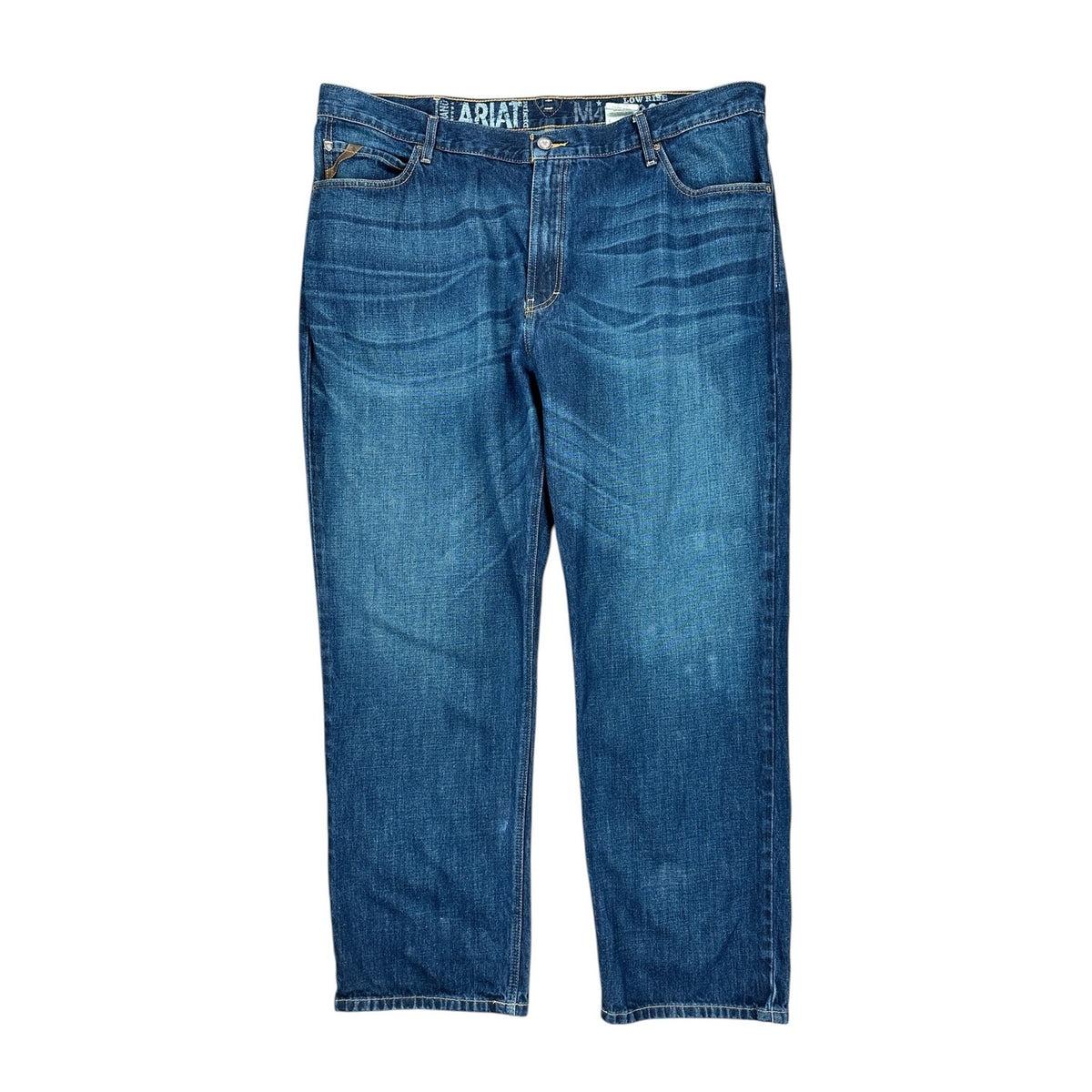 Ariat M4 Legacy Low Rise Boot Cut Roadhouse Jeans — Size 44x32 // Preowned