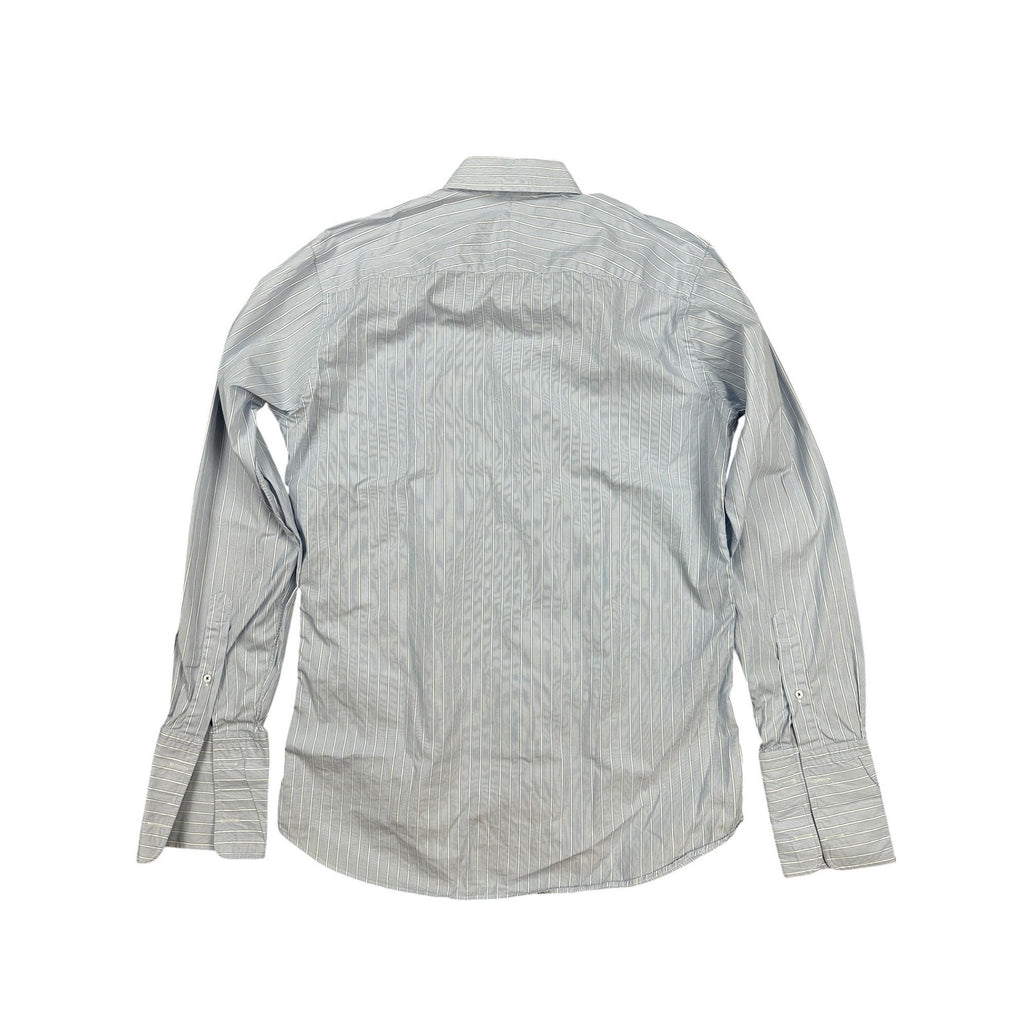 Robert Talbott Estate Trim Fit Striped French Cuffed Long Sleeve Button - 15.5