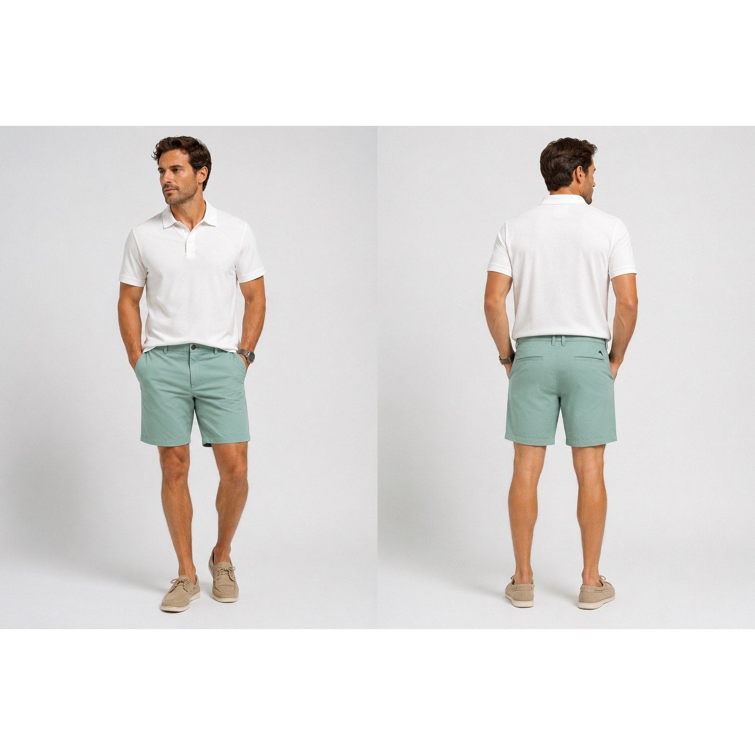 Tommy Bahama Barbados Pro 9" Shorts in Sea Pine — Size 42