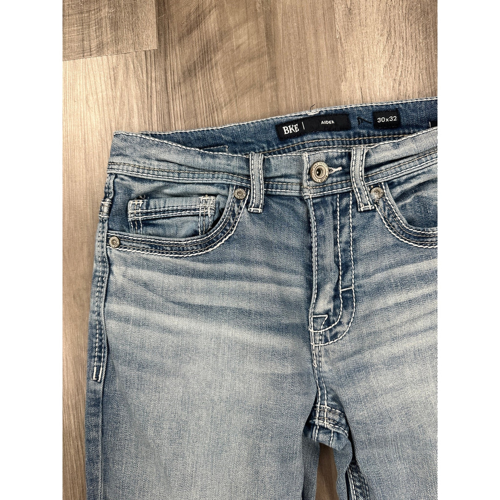 BKE Aiden Boot Cut Stretch Jean in Texel Blue — Size 30x32 // Preowned