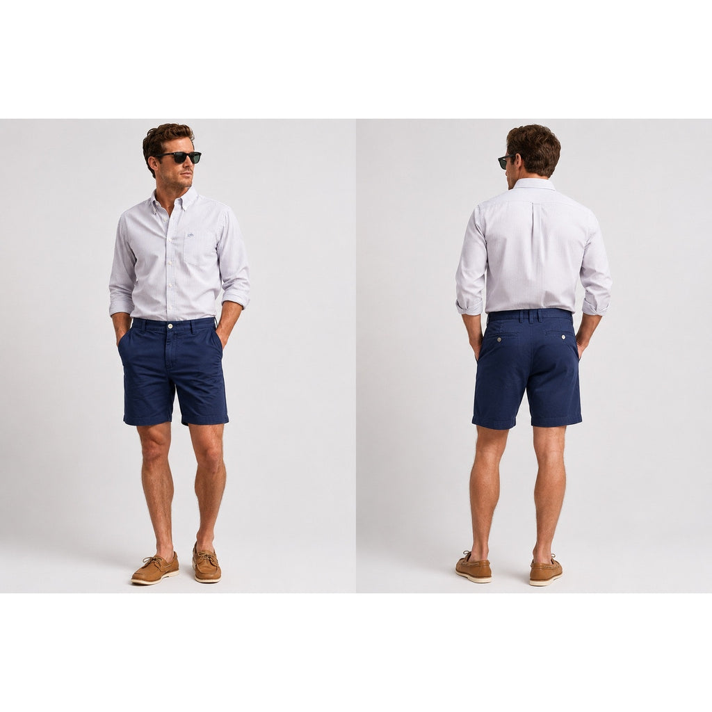 Southern Tide 9-Inch Channel Marker Chino Shorts in Navy — Size 28