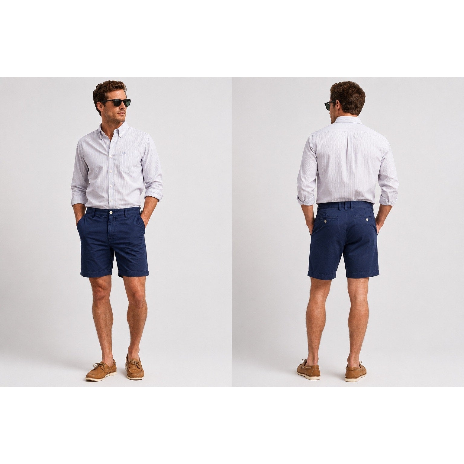 Southern Tide 9-Inch Channel Marker Chino Shorts in Navy — Size 28