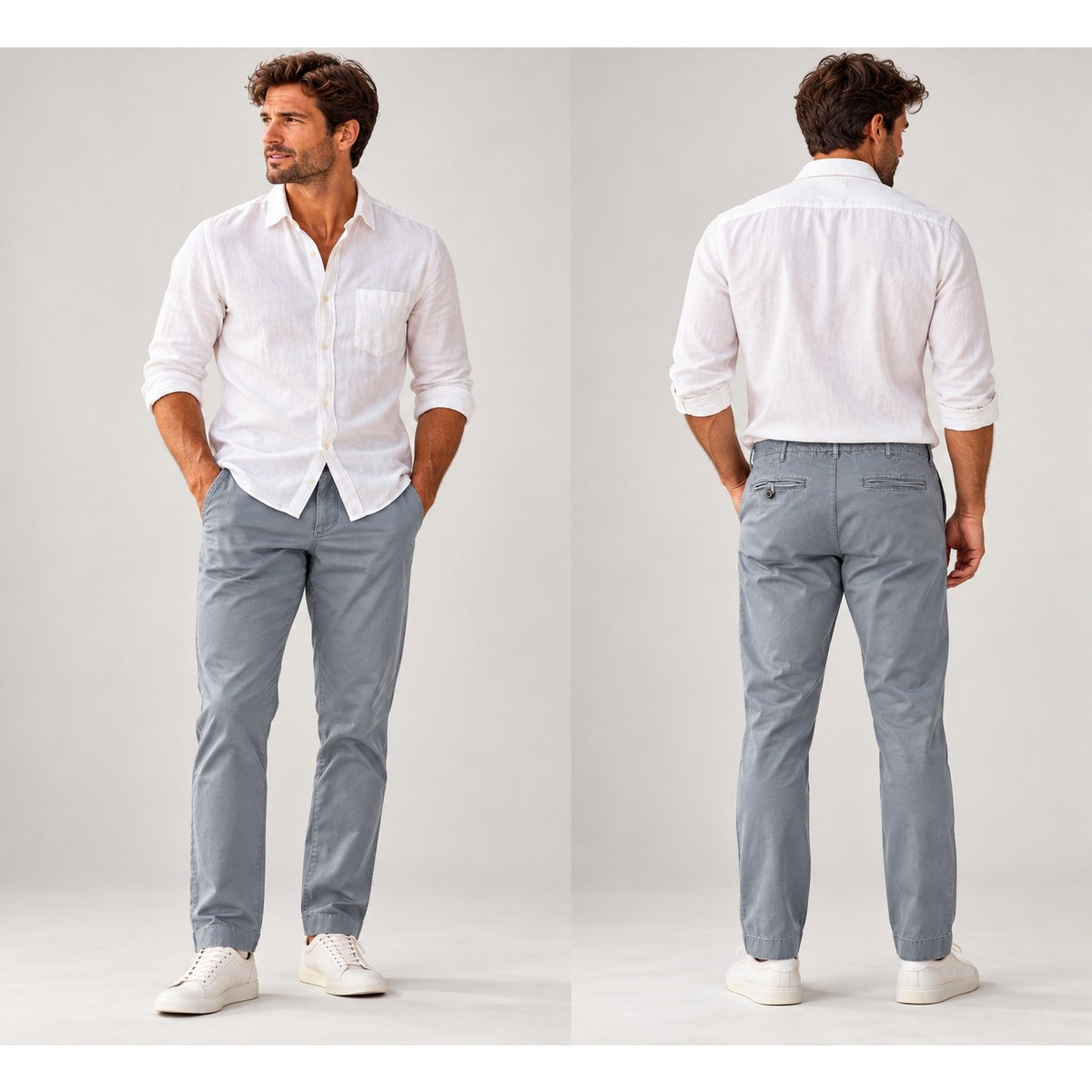 Wallace & Barnes Slim Fit Military Officer's Chino Pants — Size 33 // Preowned