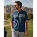 Travis Mathew Good Good Acropolis Golf Polo in Mood Indigo Vintage — Size Medium