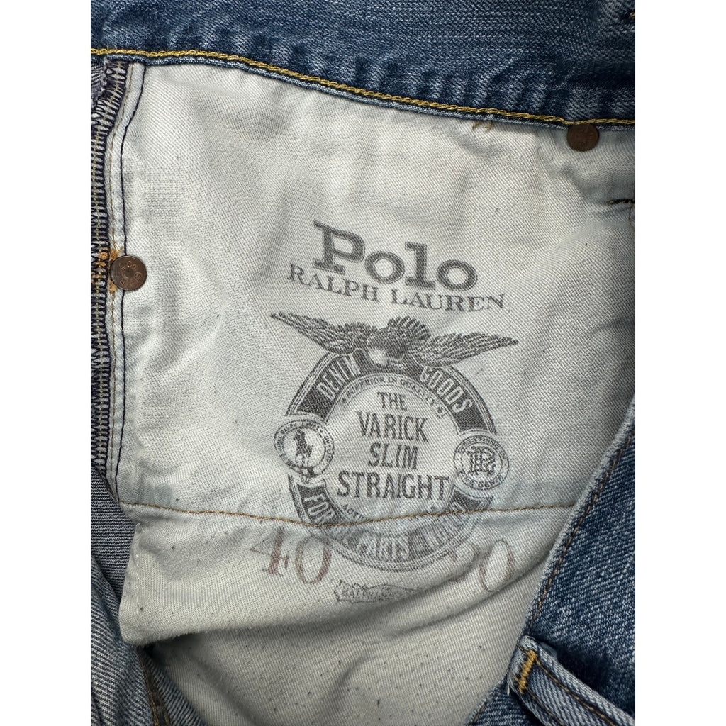 Polo Ralph Lauren The Varick Slim Straight Jeans — Size 40x30 // Preowned