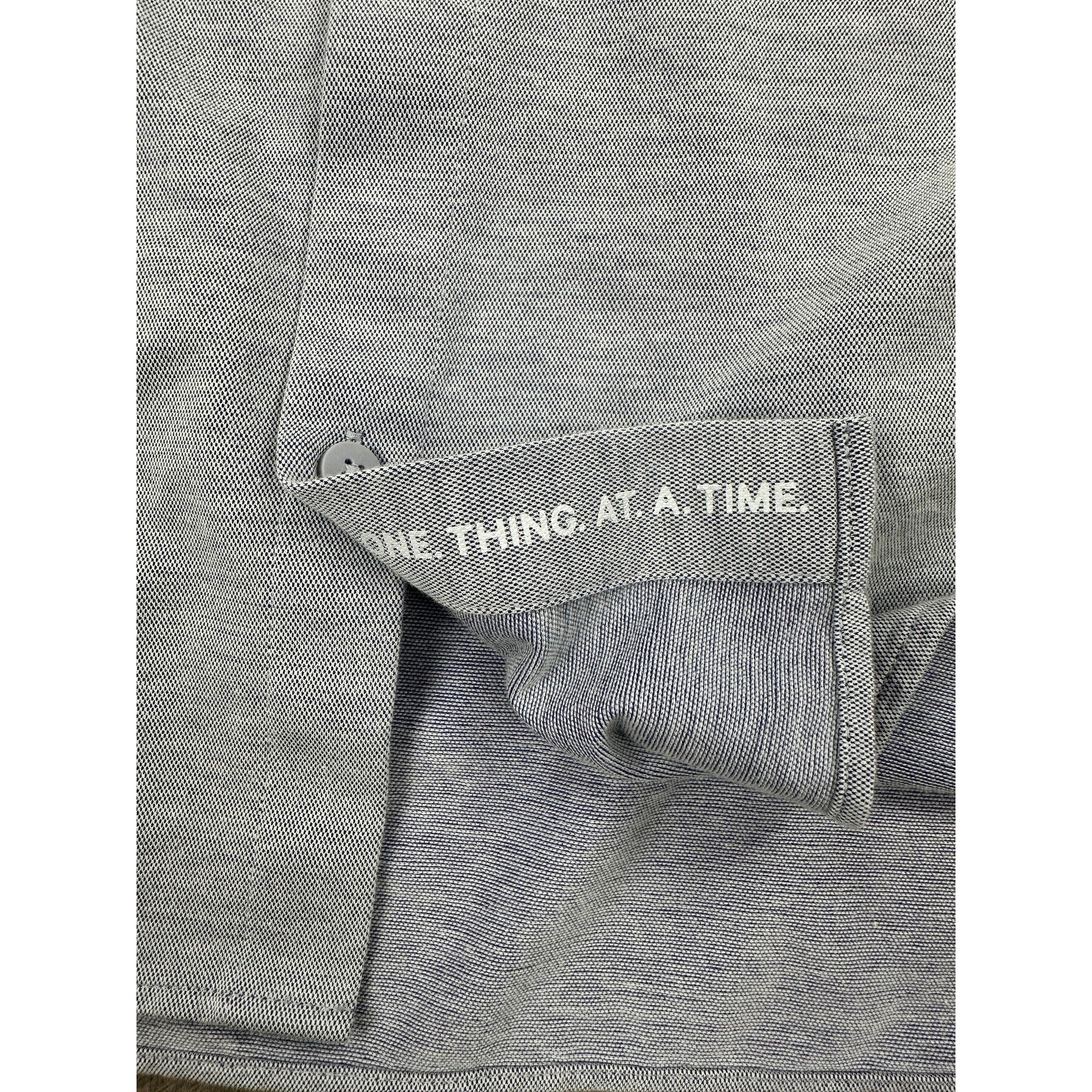 Lululemon Commission Long Sleeve Shirt in Harbor Blue — Size XL // Preowned