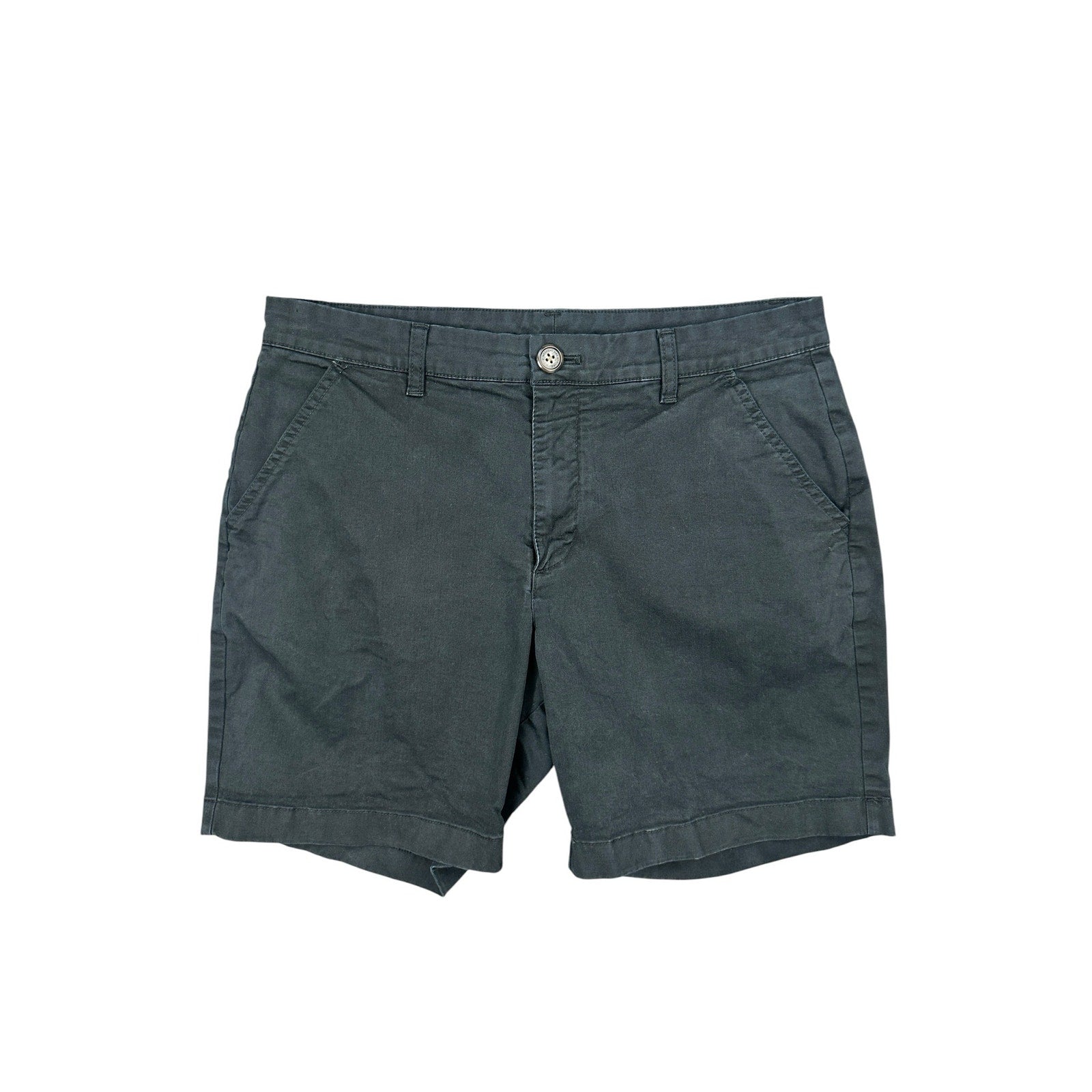 Chubbies The Flat Front Collection Regular Fit 7" Chino Shorts in Shadowstorm Black — Size 32 // Preowned