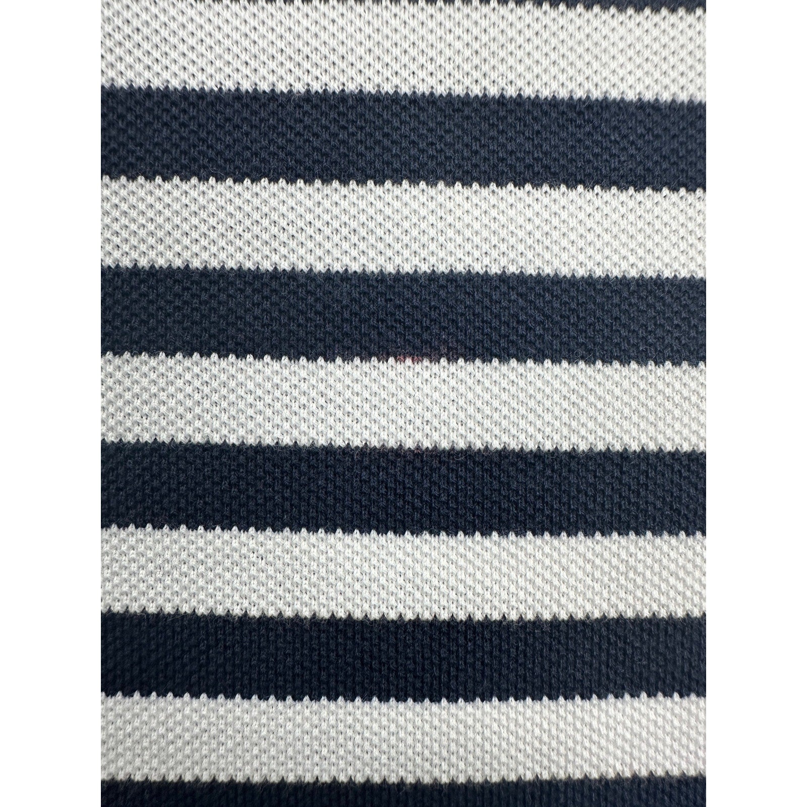 Fred Perry Slim Fit Striped Pique Polo in Navy White Red Blue — Size XL // Preowned