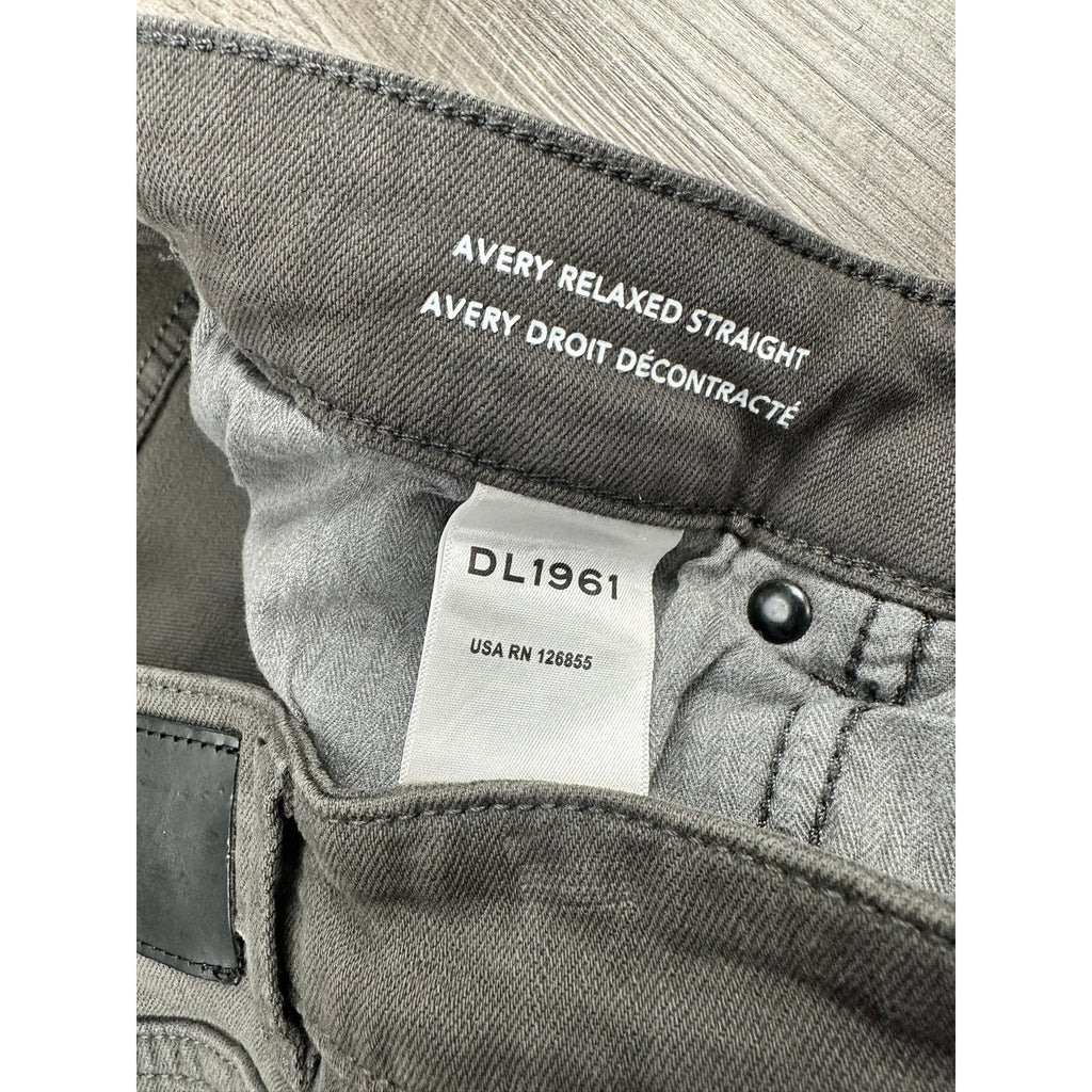 DL1961 Avery Relaxed Straight Jeans — Size 31x30
