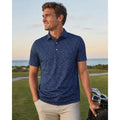 Johnnie-O Boggins Performance Jersey Golf Polo in Navy, White — Size XL // Preowned