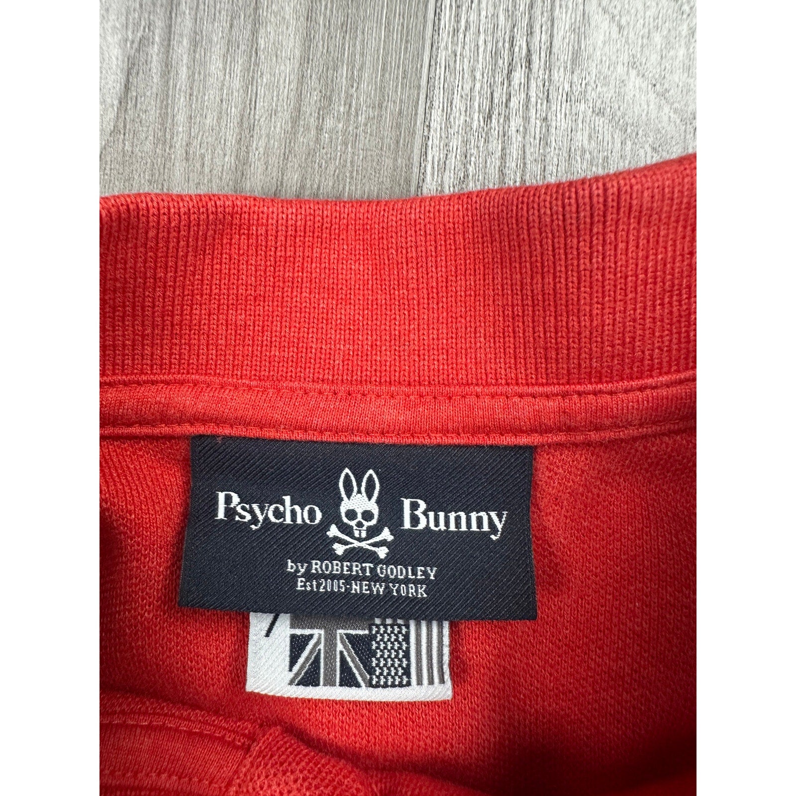 Psycho Bunny Classic Pique Polo in Red — Size 7 (US XL) // Preowned