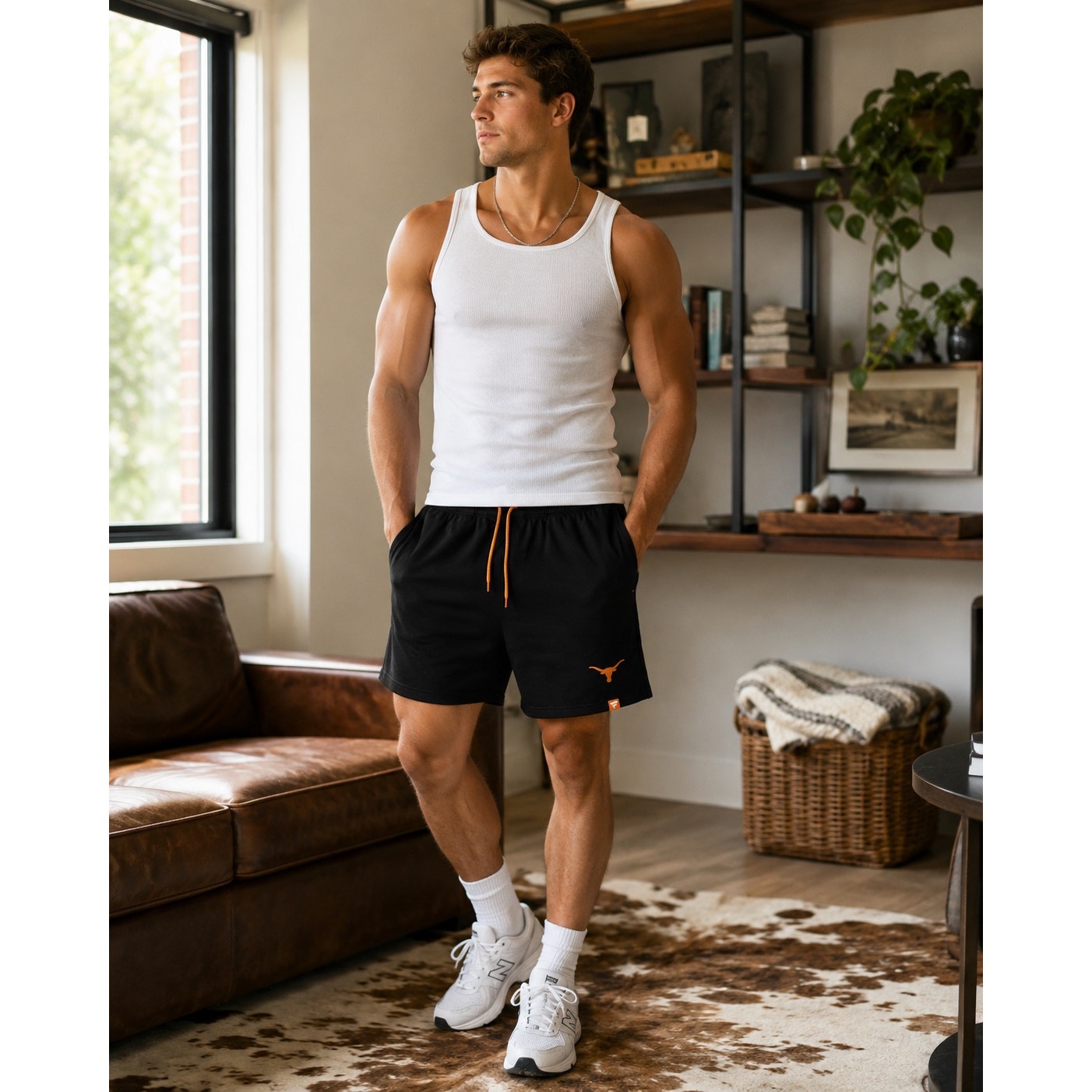 Fanatics Texas Longhorns Sweat Shorts in Black — Size XL