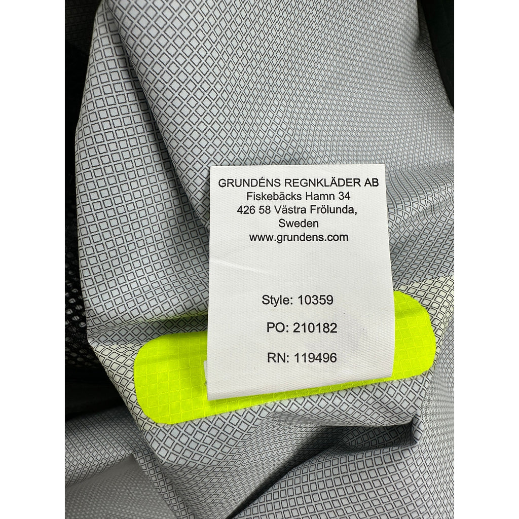 Grundens Trident Ripstop Hooded Jacket in High Visibility Yellow — Size 2XL
