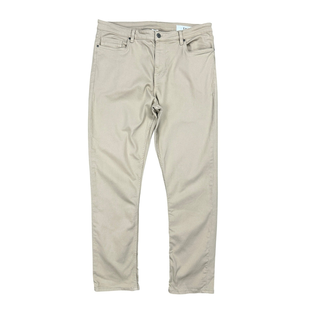 TPJ The Perfect Jean The Denkhaki Slim Thick Fit Jeans in Light Khaki — Size 38x32 // Preowned