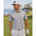 Stitch Golf Camo Performance Golf Polo in Grey, Light Grey and Charcoal — Size Large // Preowned