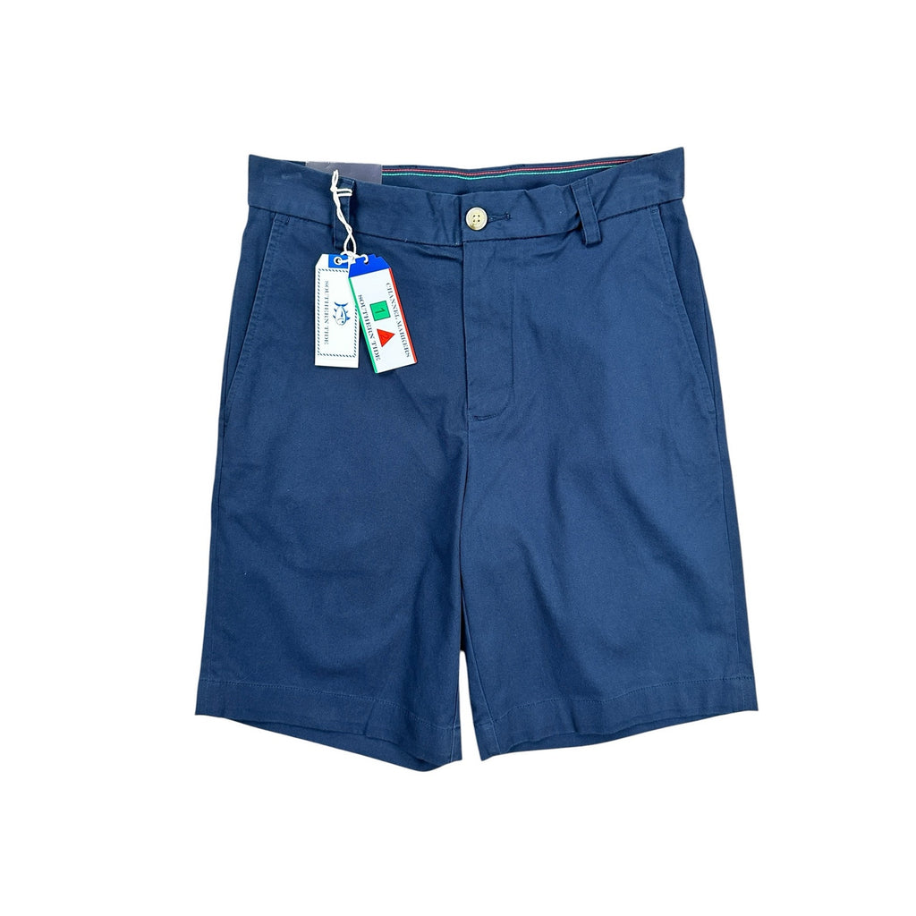 Southern Tide 9-Inch Channel Marker Chino Shorts in Navy — Size 28