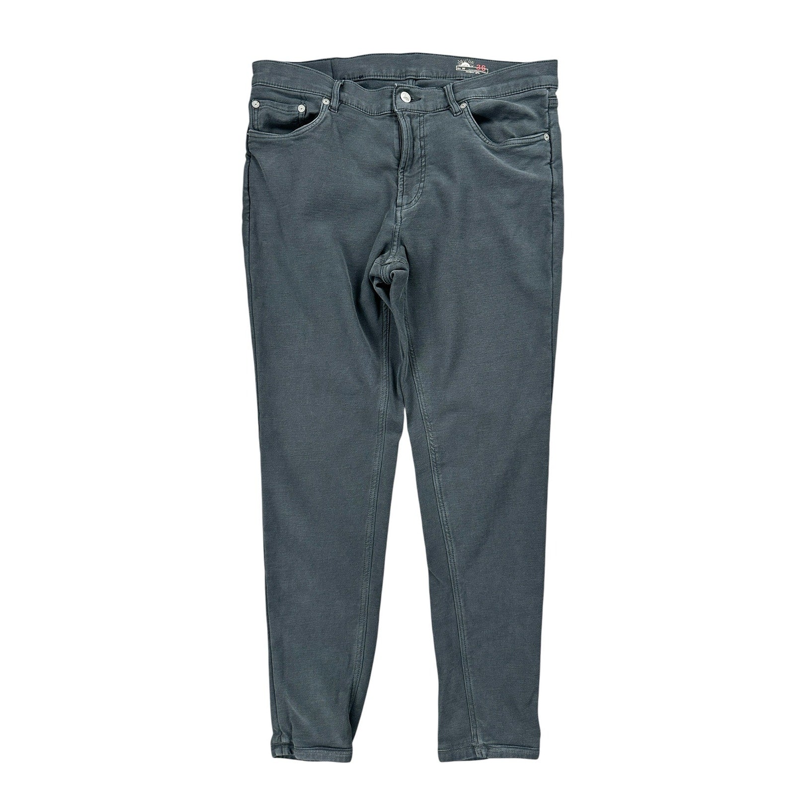 Faherty Stretch Terry 5 Pocket Pants in Onyx Black — Size 36 // Preowned