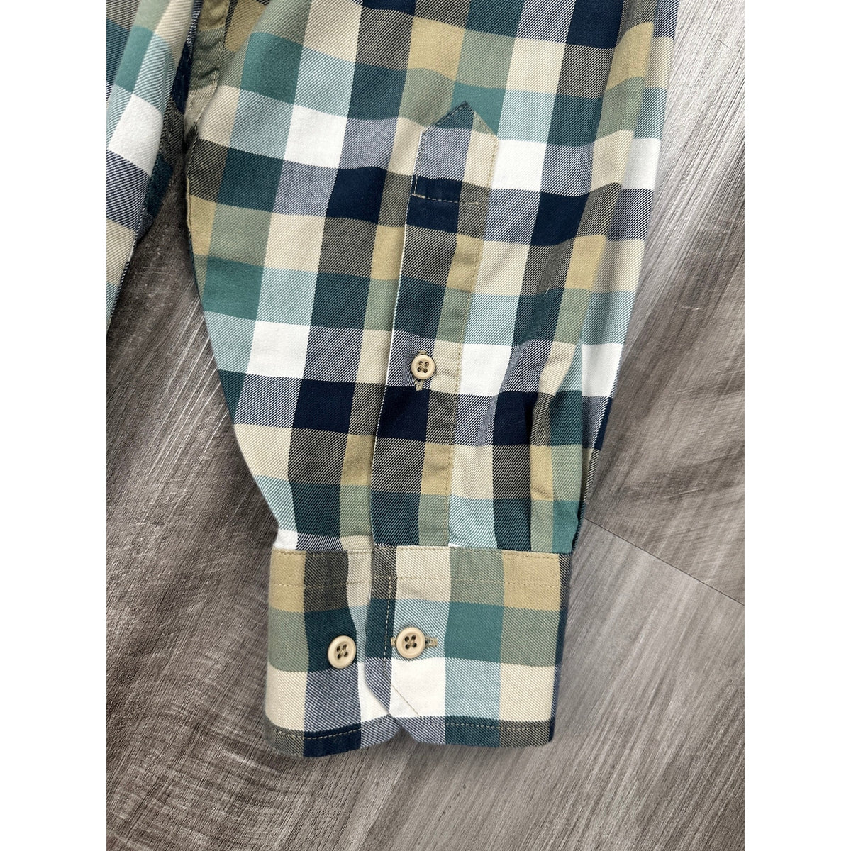 Southern Tide Haywood Checkered Brushed Intercoastal Long Sleeve Button Down Shirt — Size XL // Preowned