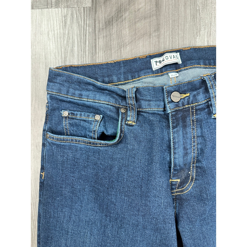 Tecovas Standard Straight Jean in Dark Blue — Size 33x32 // Preowned