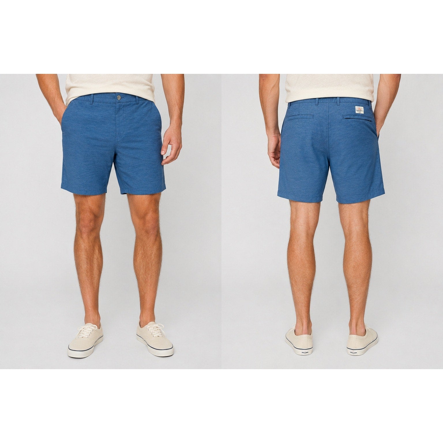 Faherty All Day Performance Shorts in Blue — Size 35 // Preowned