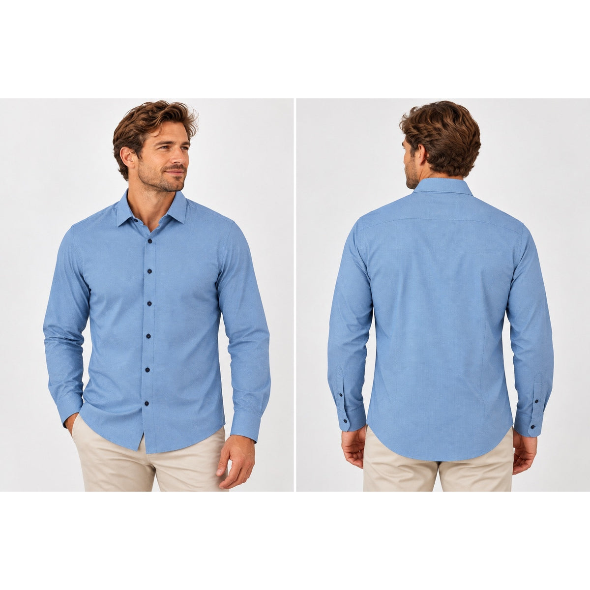 Mizzen+Main Lightweight Leeward Performance Trim Long Sleeve Button Down Shirt — Size XL // Preowned