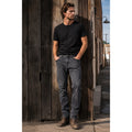 Salvage Supply Company Regular Fit Mayhem Straight Jeans in Black — Size 30x32 // Preowned