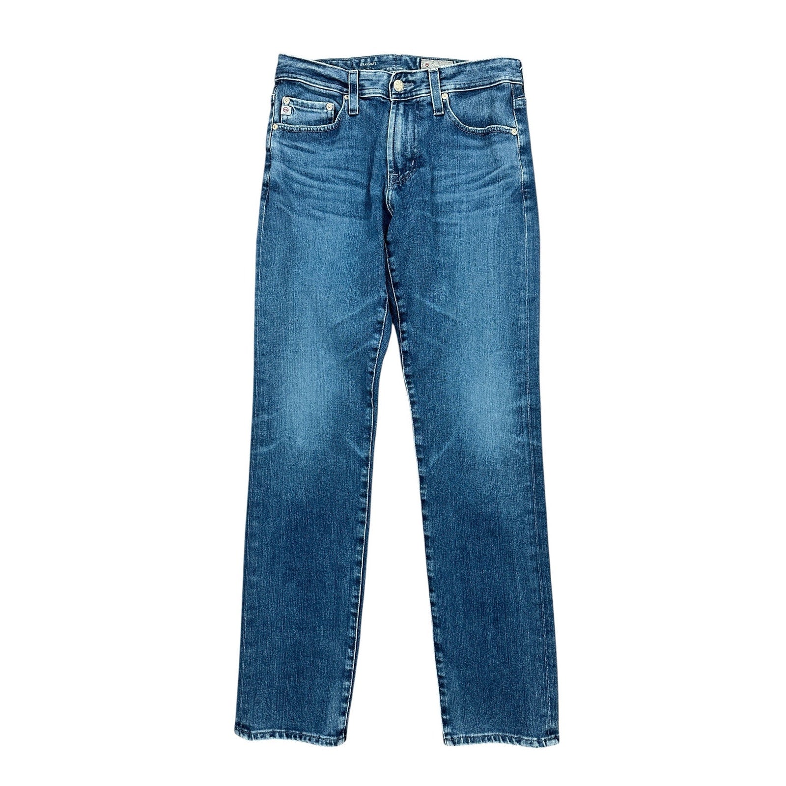 Adriano Goldschmied The Graduate Tailored Leg Denim 360 Jeans in Blue — Size 28x33 // Preowned