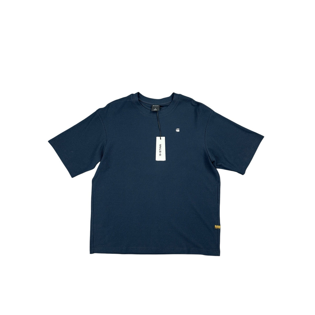G-Star Structured Boxy Waffle Jersey Knit Tee — Size Medium