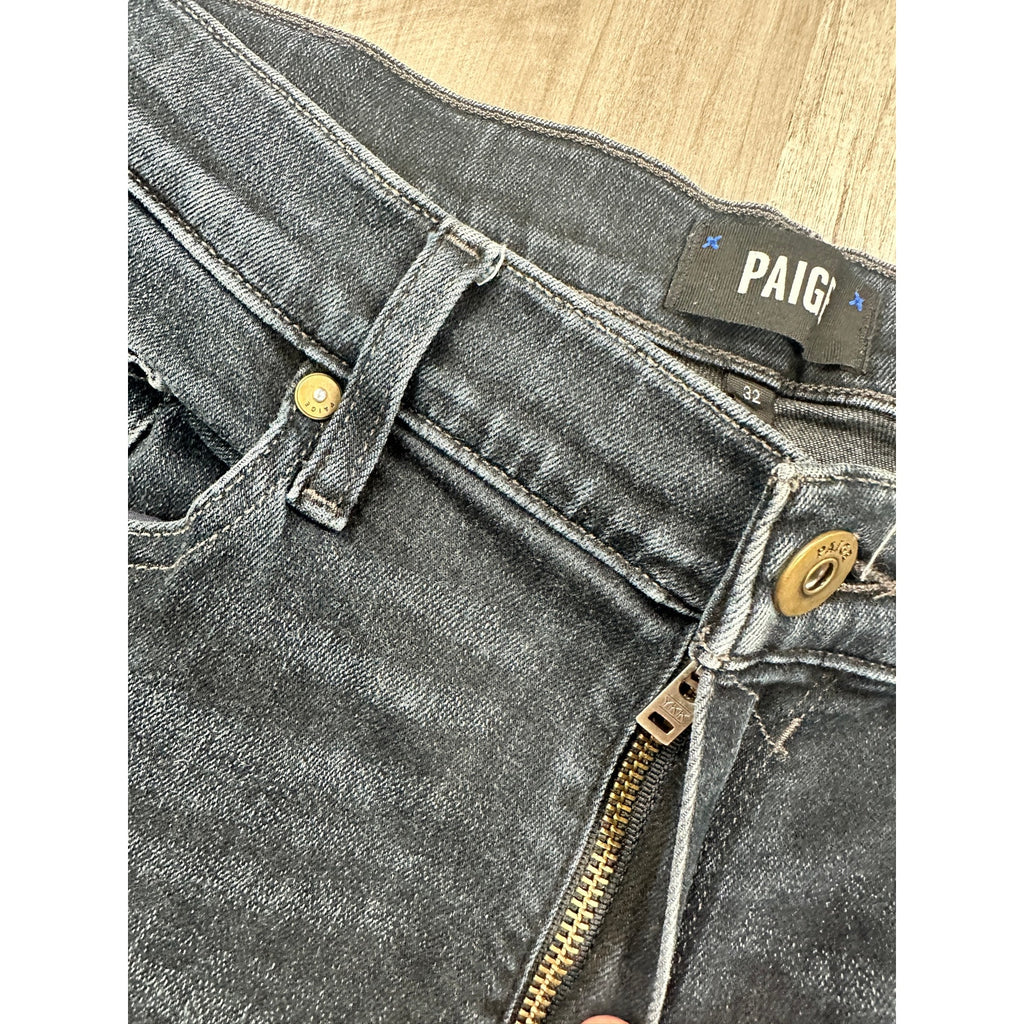 Paige Lennox Slim Straight Jean in Chrisman — Size 32