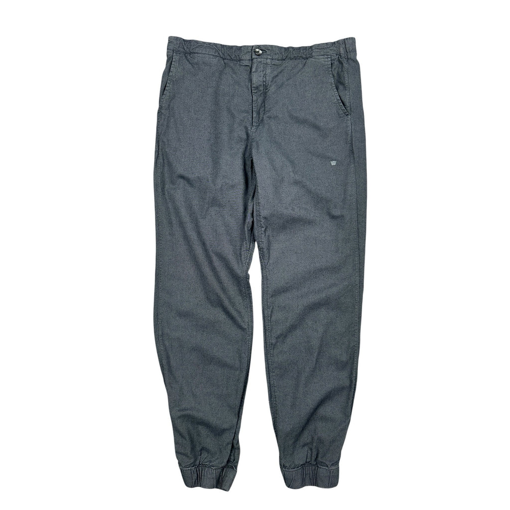 Mack Weldon Radius Stretch Twill Chino Jogger in Charcoal — Size Large // Preowned