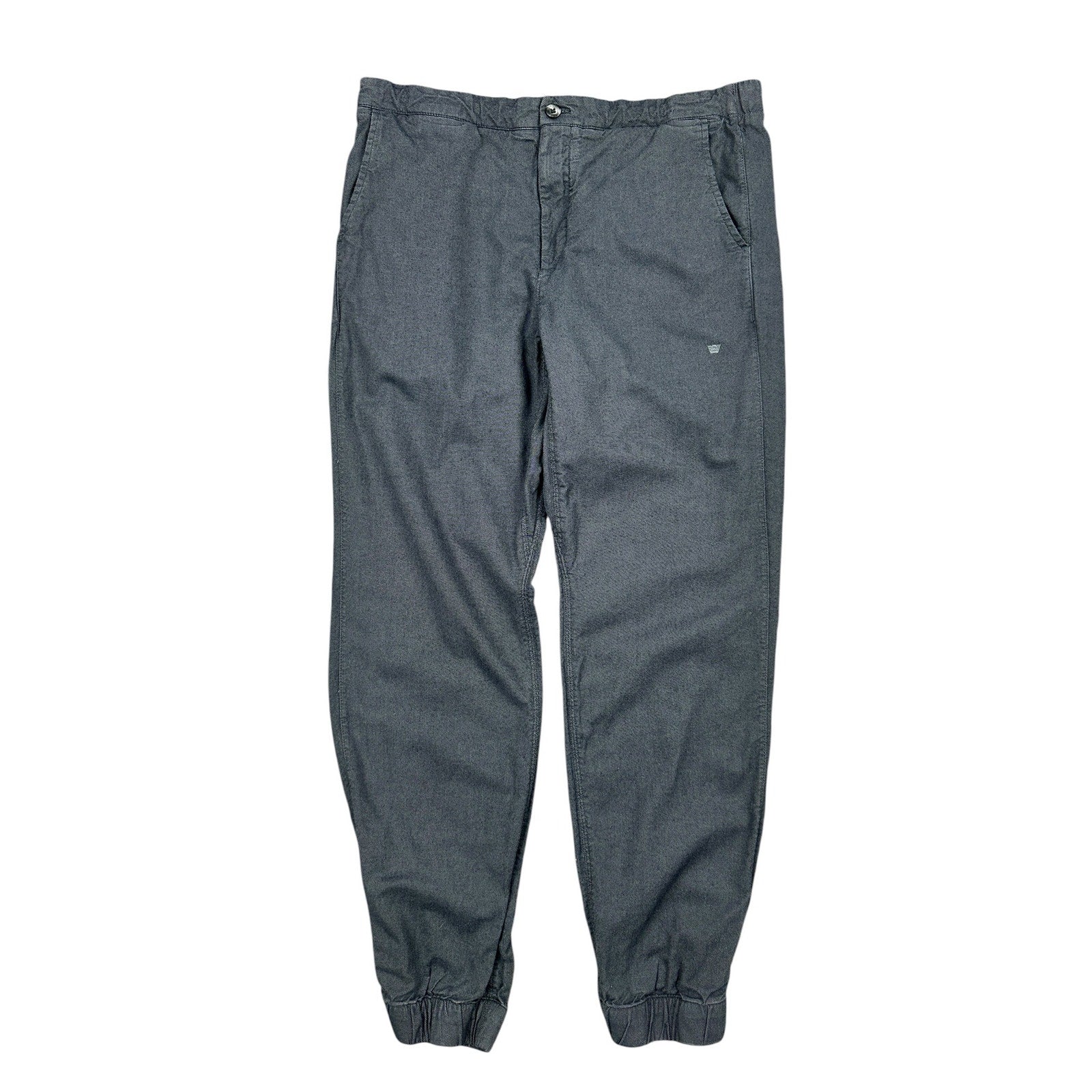 Mack Weldon Radius Stretch Twill Chino Jogger in Charcoal — Size Large // Preowned