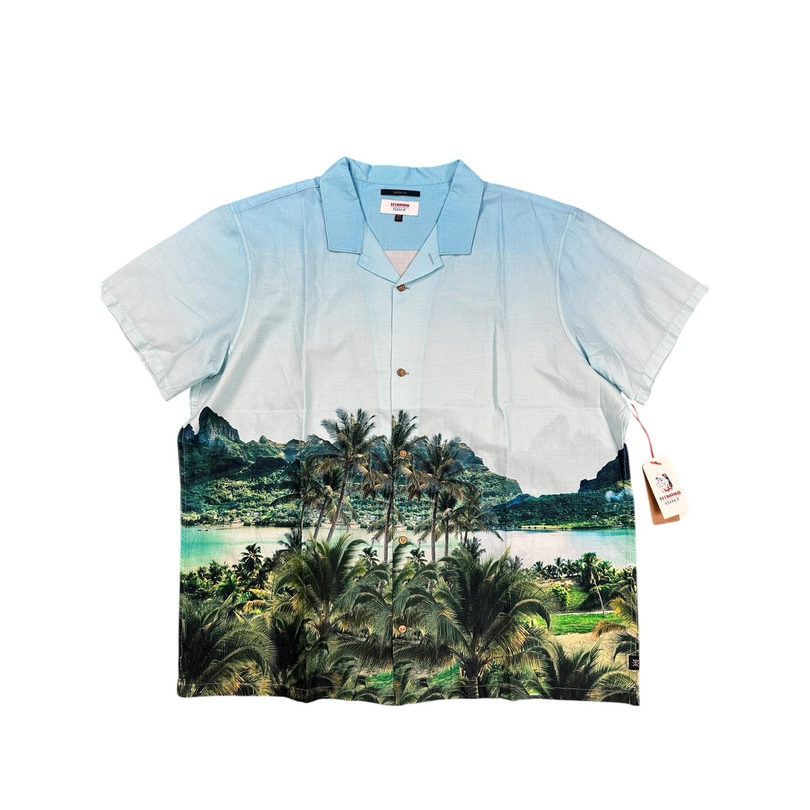 Roark x Hinano Gonzo Otemanu Classic Fit Short Sleeve Camp Shirt - 2XL