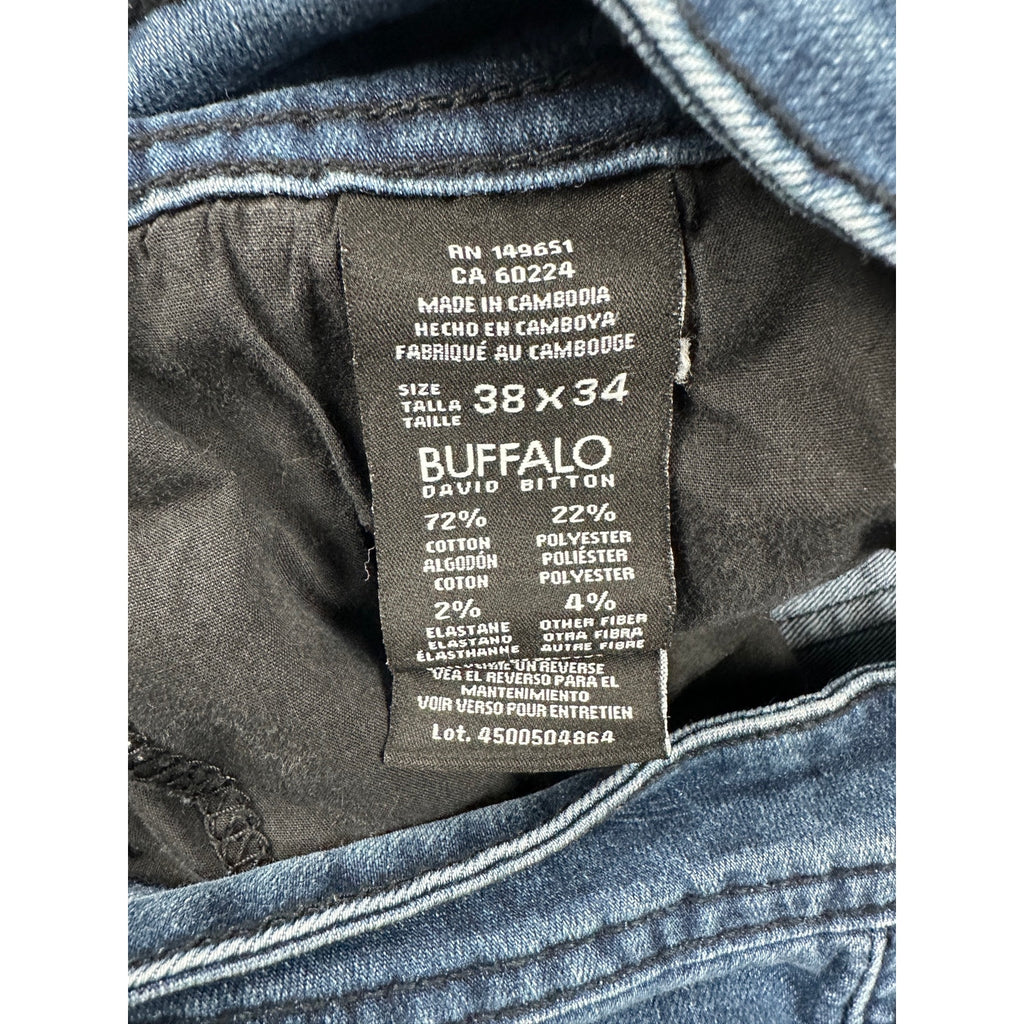 Buffalo David Bitton Axel Slim Stretch Jeans — Size 38x34 // Preowned