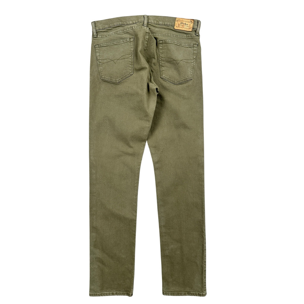 Polo Ralph Lauren The Sullivan Slim Jeans in Olive Khaki — Size 32x32 // Preowned