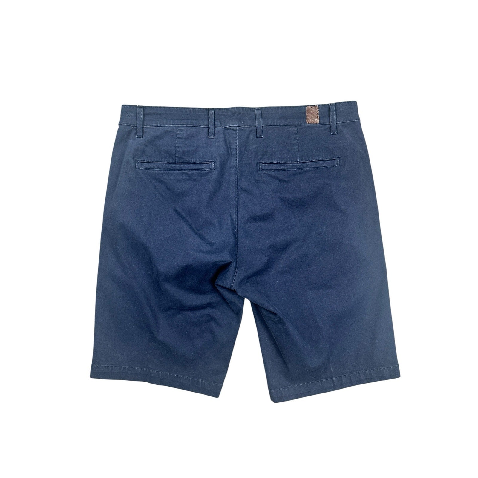 AG Adriano Goldschmied Griffin Relaxed Chino Shorts in Navy — Size 34R // Preowned