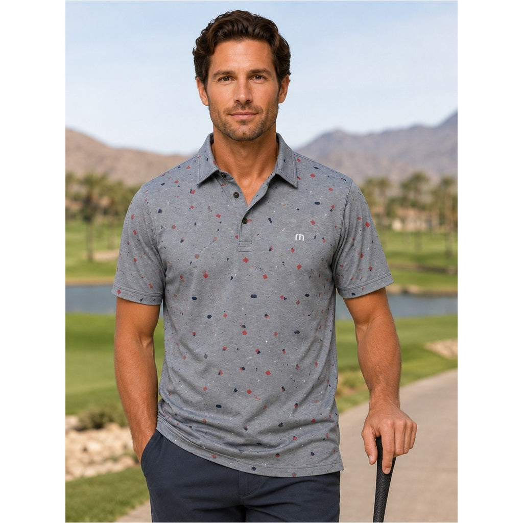 Travis Mathew Happy Hour Pima Cotton Golf Polo - Small