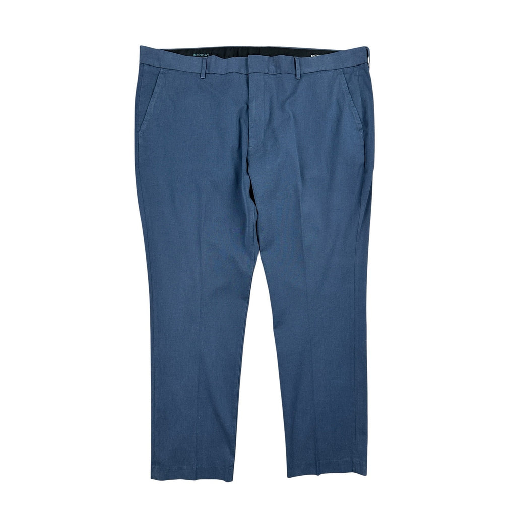 Bonobos Weekday Warrior Monday Slim Chino Dress Pants in Navy — Size 46x32