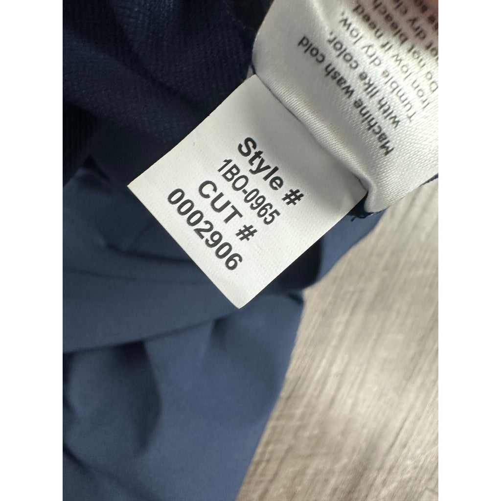 Mizzen+Main Helmsman 5 Pocket Slim Fit Performance Chino Pants in Navy — Size 32x30 // Preowned