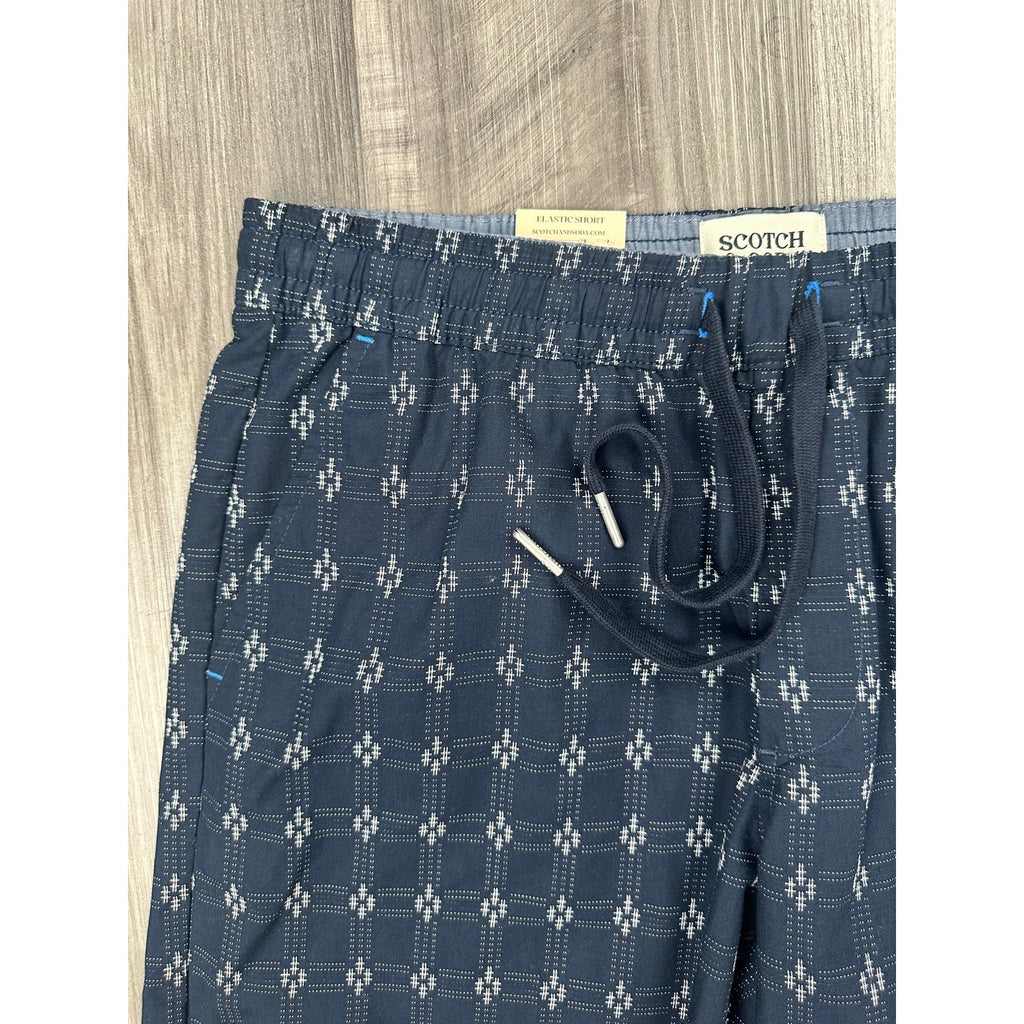 Scotch & Soda Regular Fit Elastic Sky Captain Shorts — Size Small