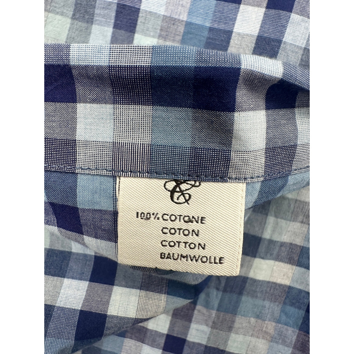 Canali Made in Italy Gingham Checkered Long Sleeve Button Down — Size 2XL // Preowned