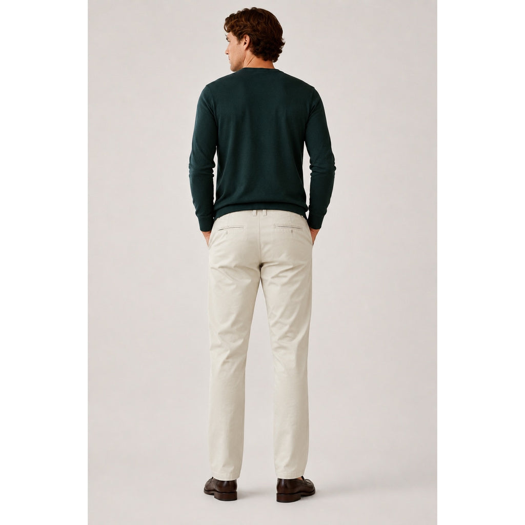 Bonobos Washed Chino Straight Leg in Cream Khaki — 35x30