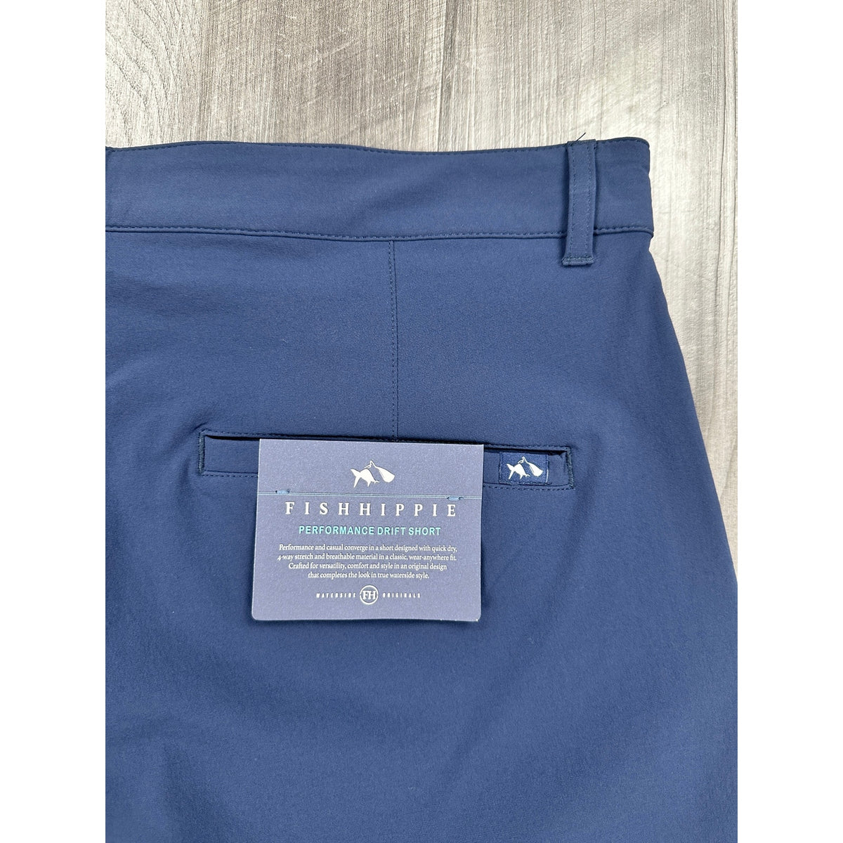 Fish Hippie Drift Performance Shorts — Size 35