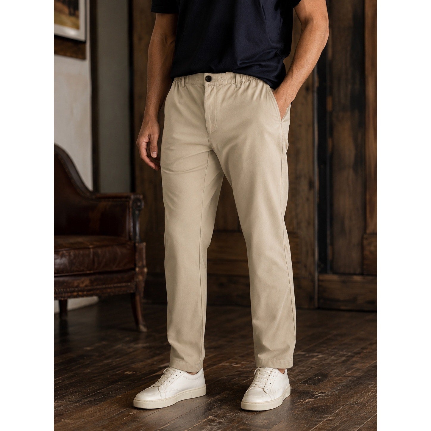 Chubbies All About the Almonds Performance Pants in Light Tan — Size Large // Preowned
