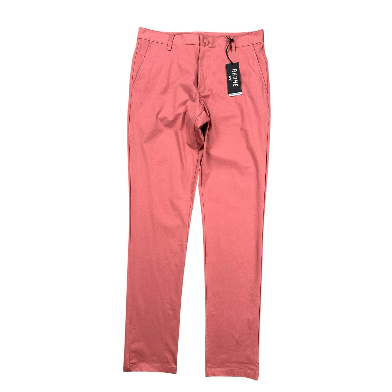 Rhone Commuter Slim Performance Pants in Nantucket Red — Size 31