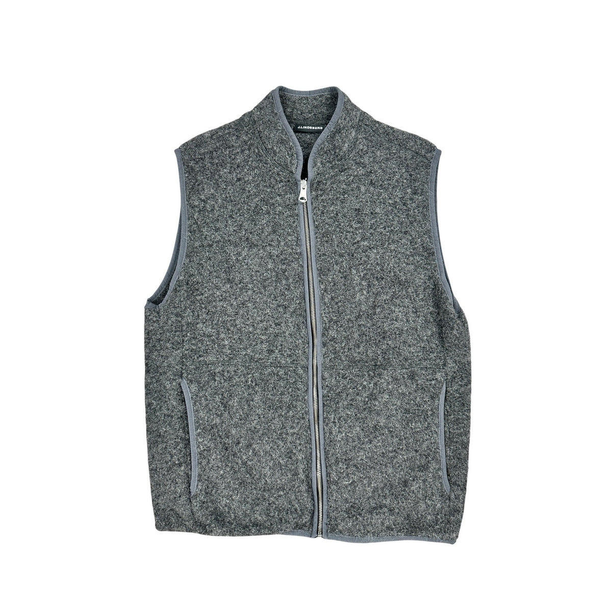 J. Lindeberg Duncan Wool Fleece Vest — Size Medium // Preowned