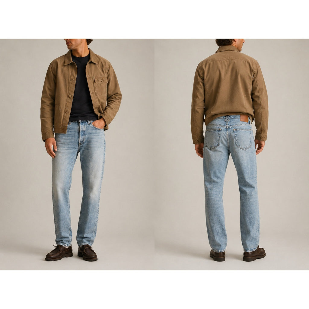 Alex Mills AM Original 5 Pocket Jean in Light Wash — Size 32