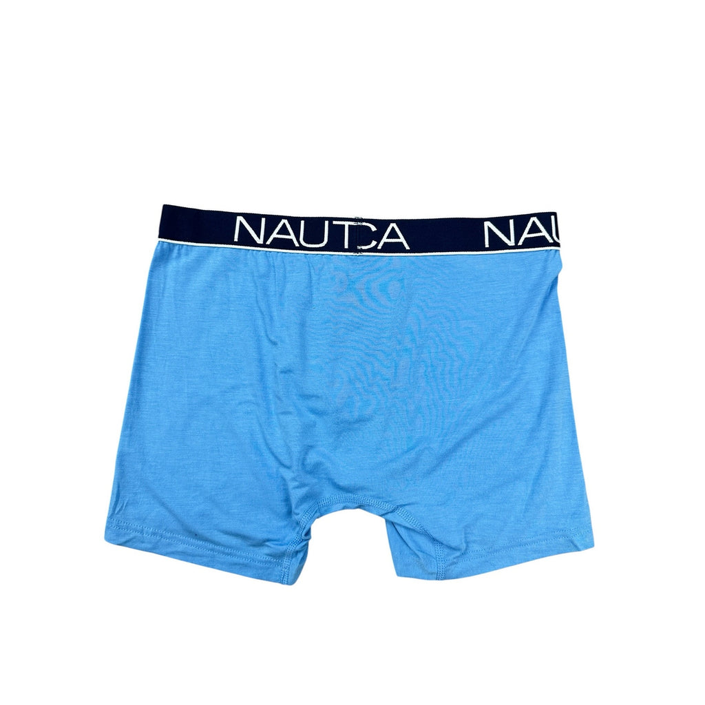 Nautica Lux 5-Inch Inseam Soft Stretch Modal Boxer Briefs 3-Pack — Size Small