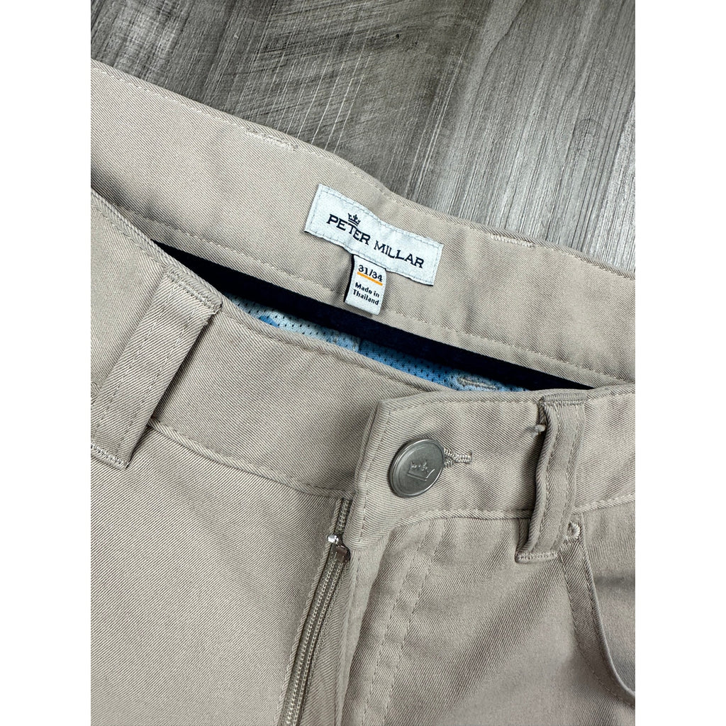 Peter Millar eb66 Performance 5 Pocket Pants Khaki — 31x34