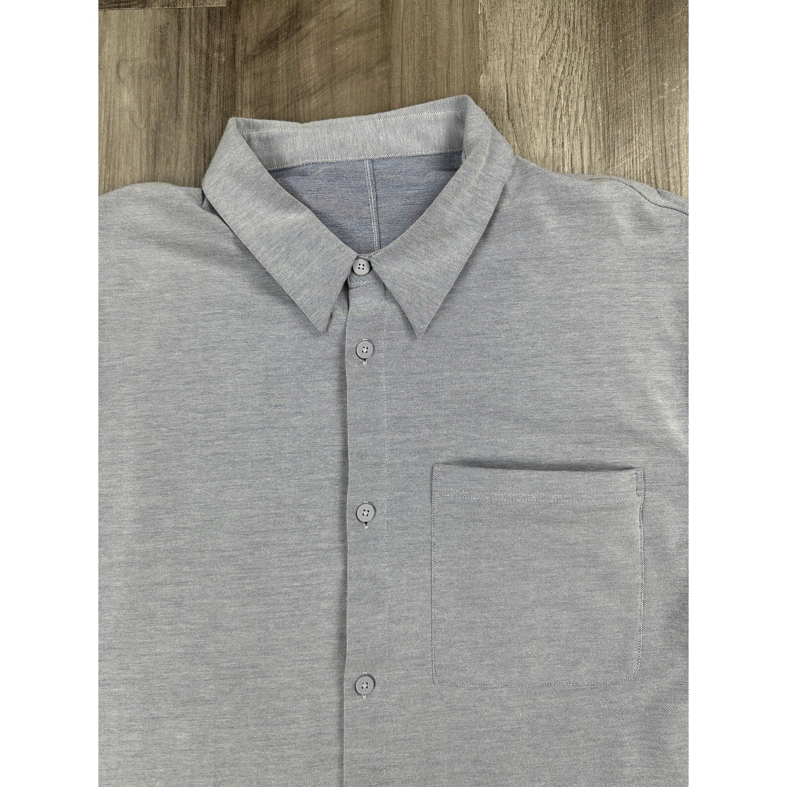 Lululemon Commission Long Sleeve Shirt in Harbor Blue — Size XL // Preowned