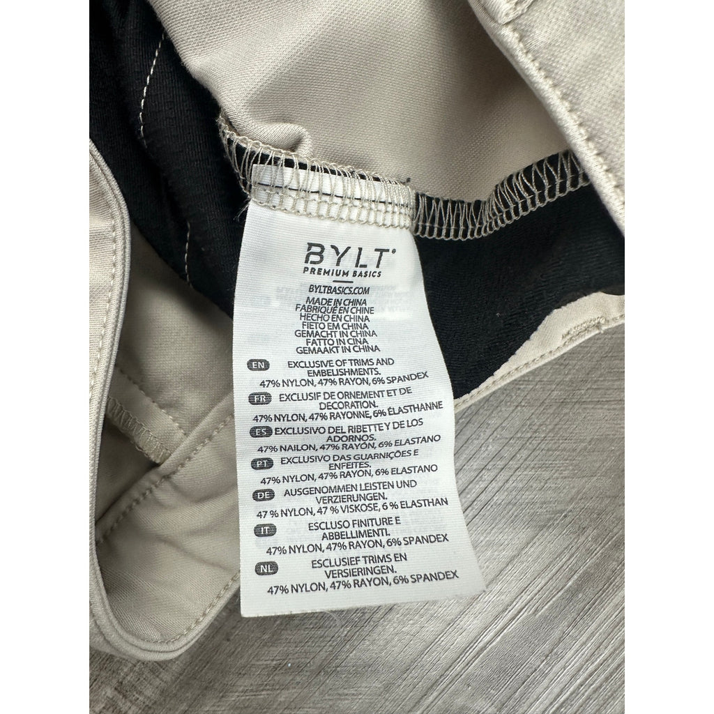 BYLT Premium Basics Everyday Short 2.0 in Dove Khaki — Size 36 // Preowned